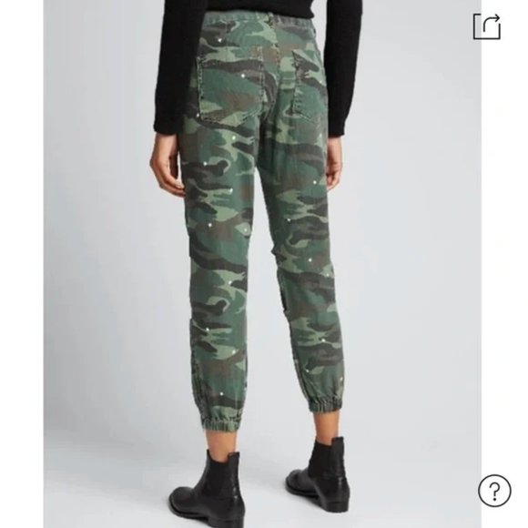 Sundry Camo Star Print Camo Joggers, 25 - Picture 4 of 12